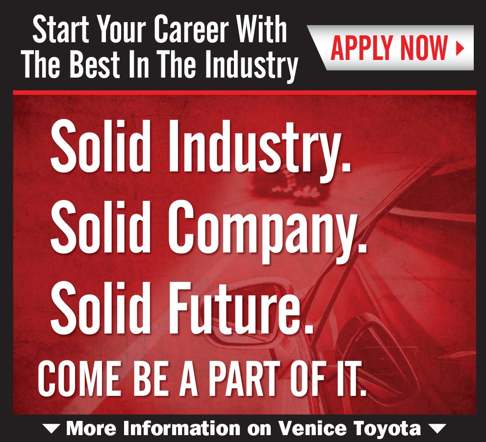 Start your career with the best in the industry apply now flyer