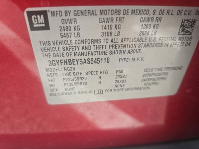 2010 Cadillac SRX Performance Collection