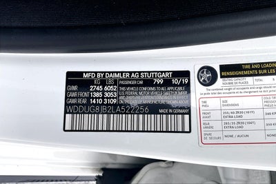2020 Mercedes-Benz S-Class AMG® S 63
