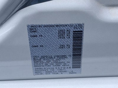 2025 Nissan Altima 2.5 SR