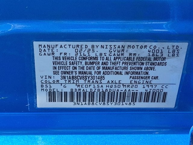 2025 Nissan Sentra SV