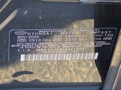 2025 Hyundai Sonata SEL