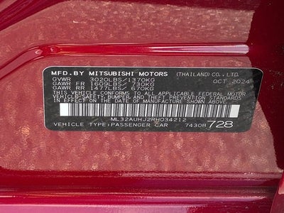 2024 Mitsubishi Mirage LE