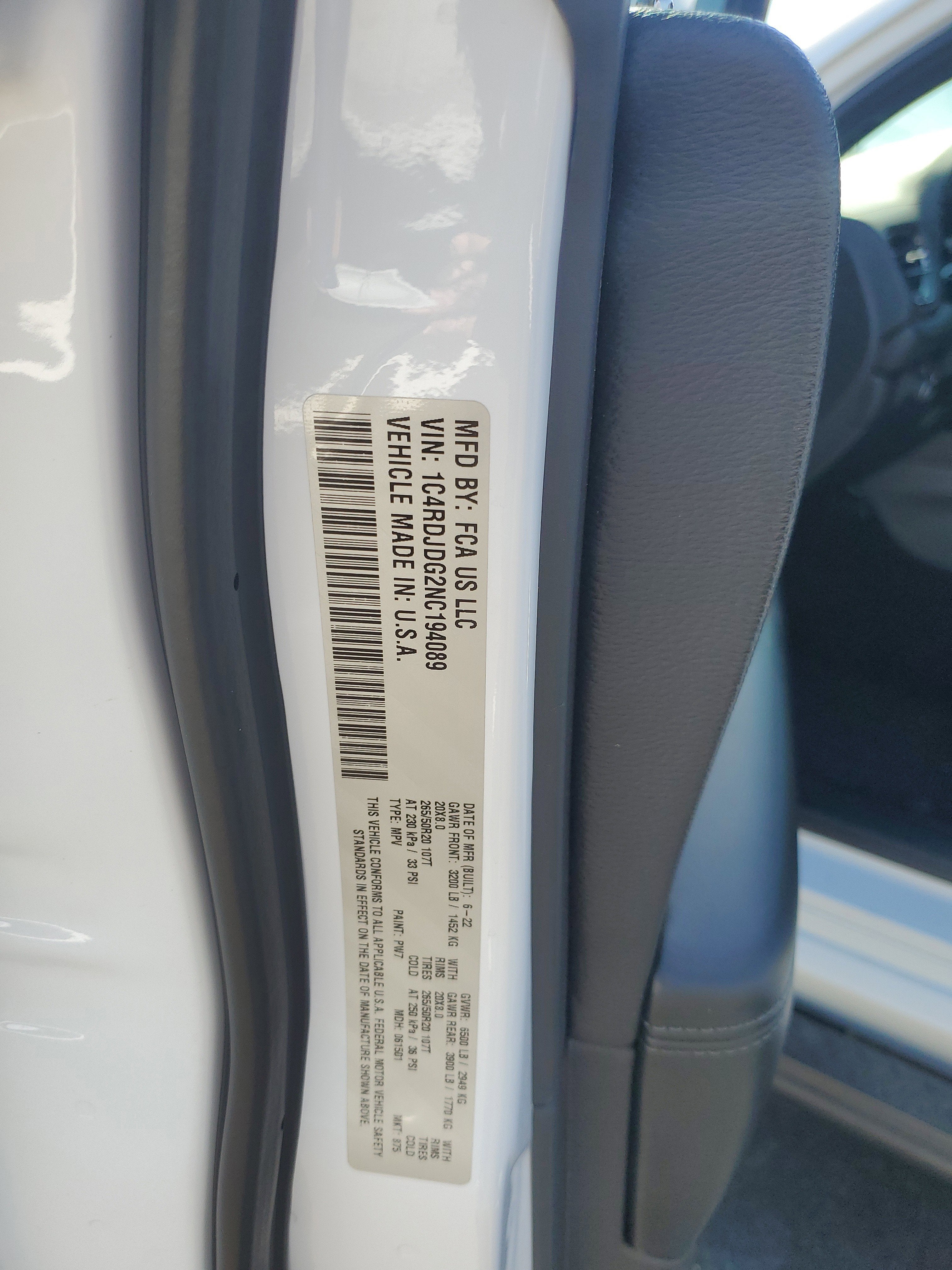 2022 Dodge Durango GT