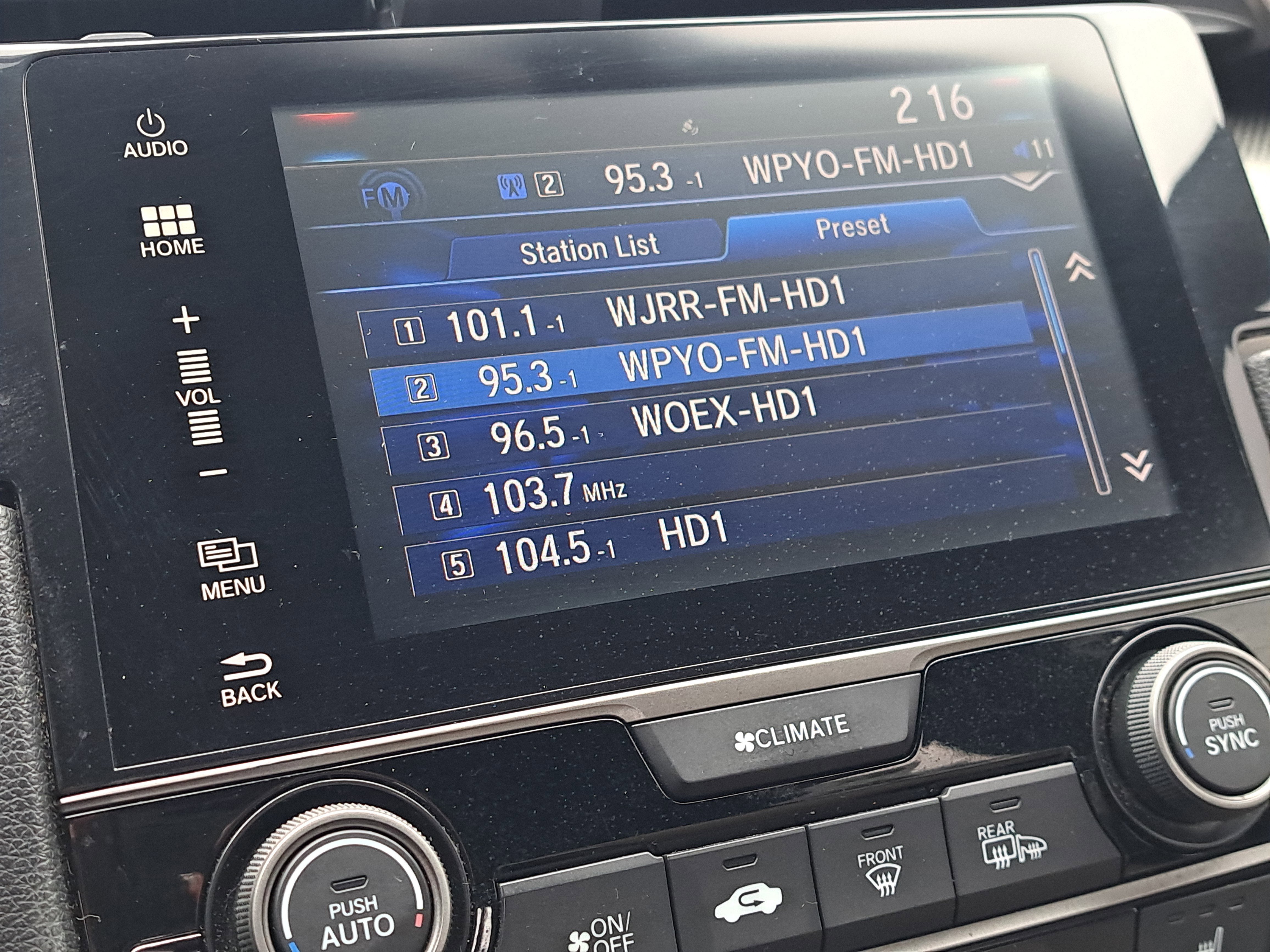 2018 Honda Civic Hatchback EX