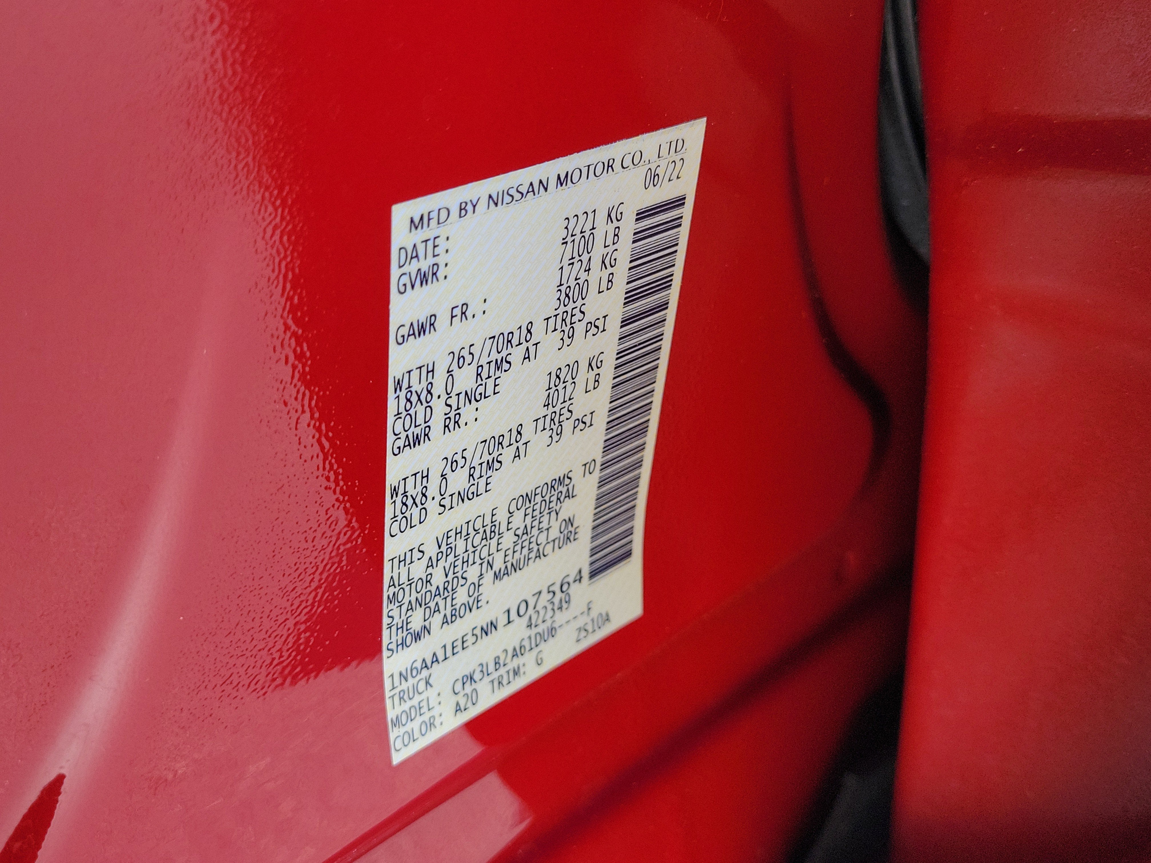 2022 Nissan Titan SV