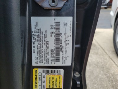 2020 Ford Fusion SEL