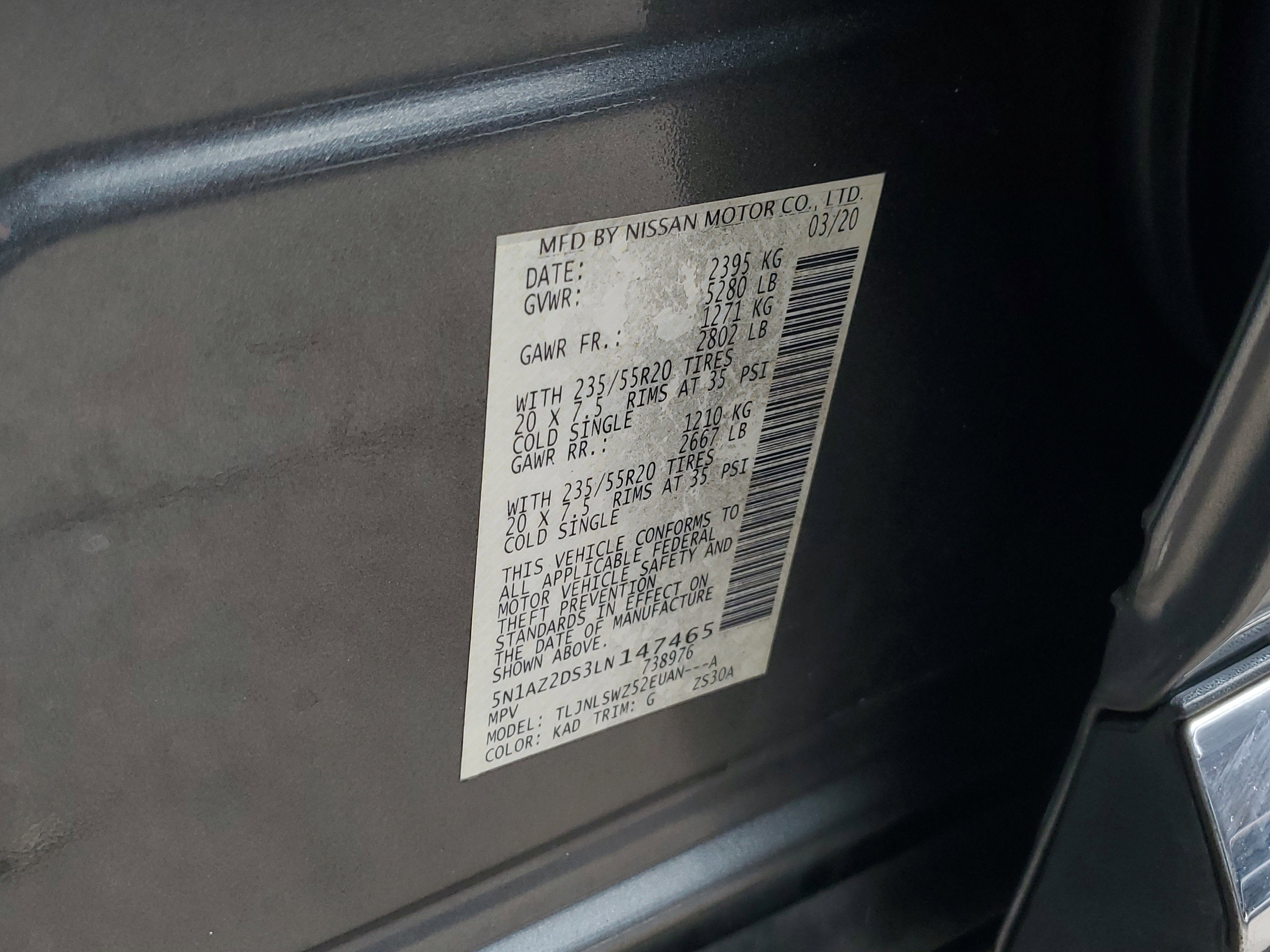 2020 Nissan Murano Platinum