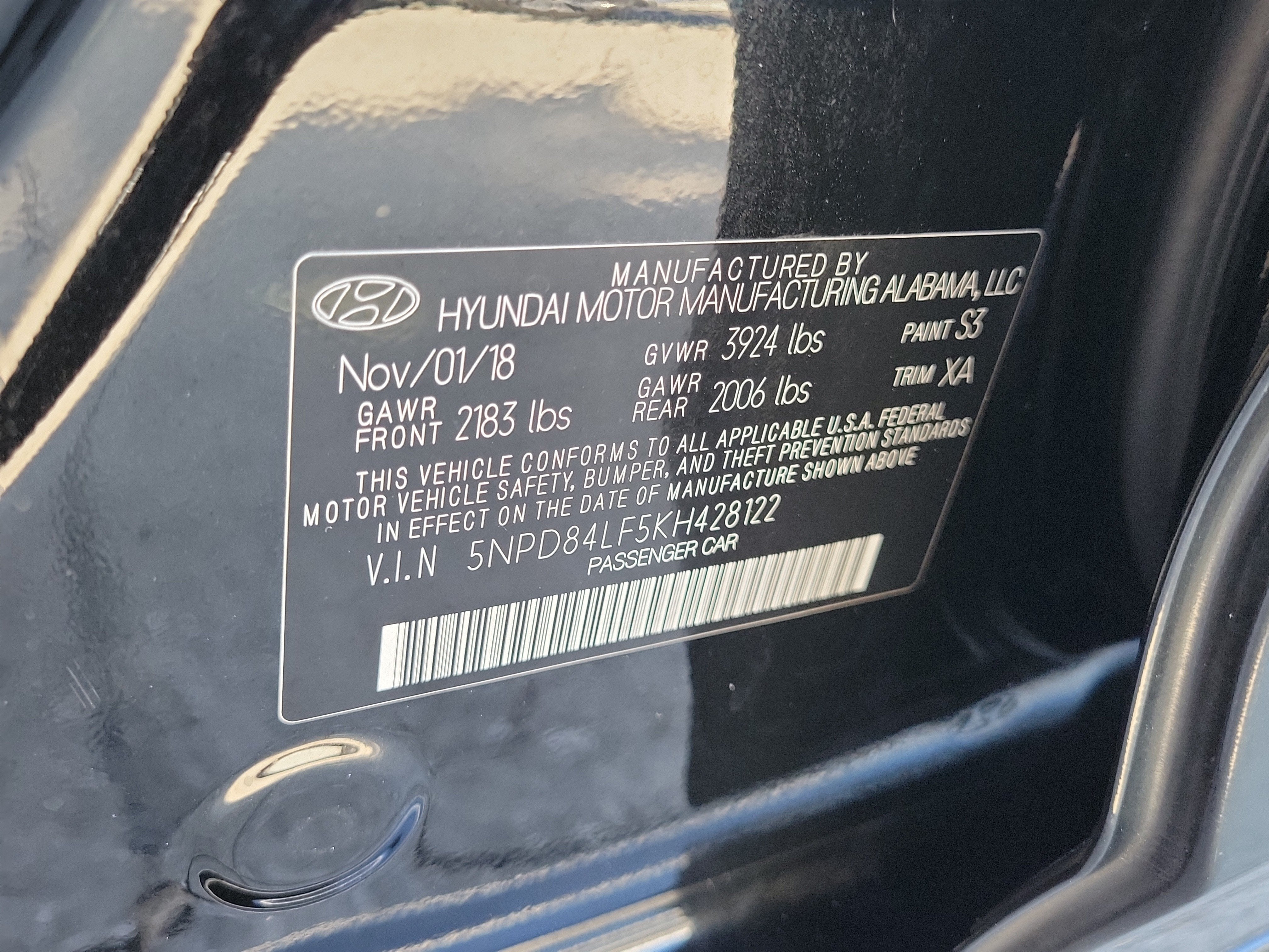 2019 Hyundai Elantra Value Edition
