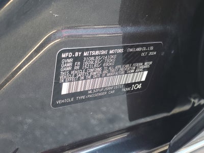 2024 Mitsubishi Mirage G4 ES