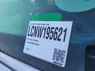 2022 Jeep Wrangler Unlimited Willys