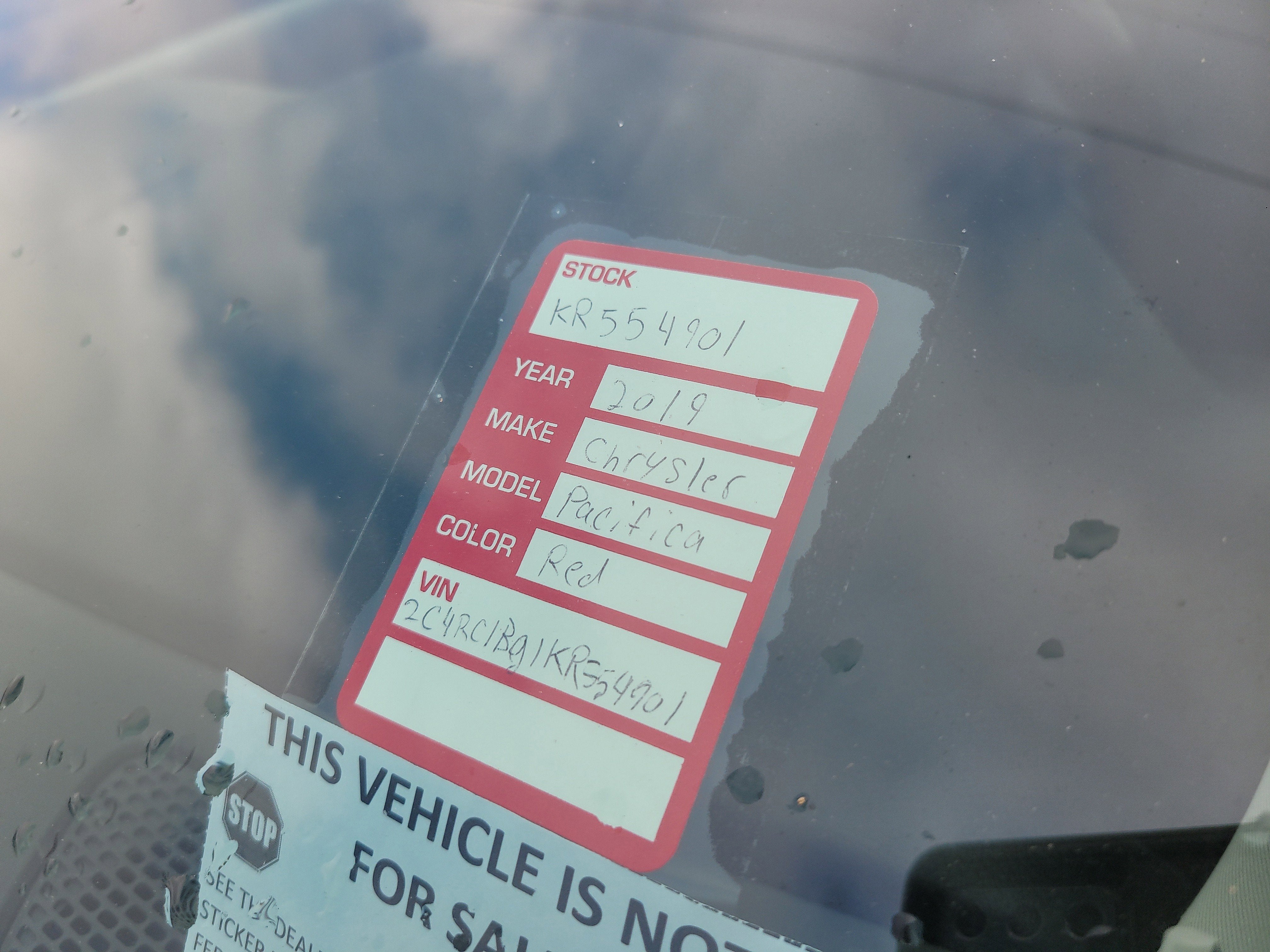 2019 Chrysler Pacifica Touring L