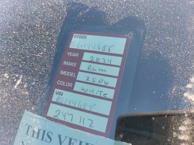 2024 RAM 2500 Big Horn