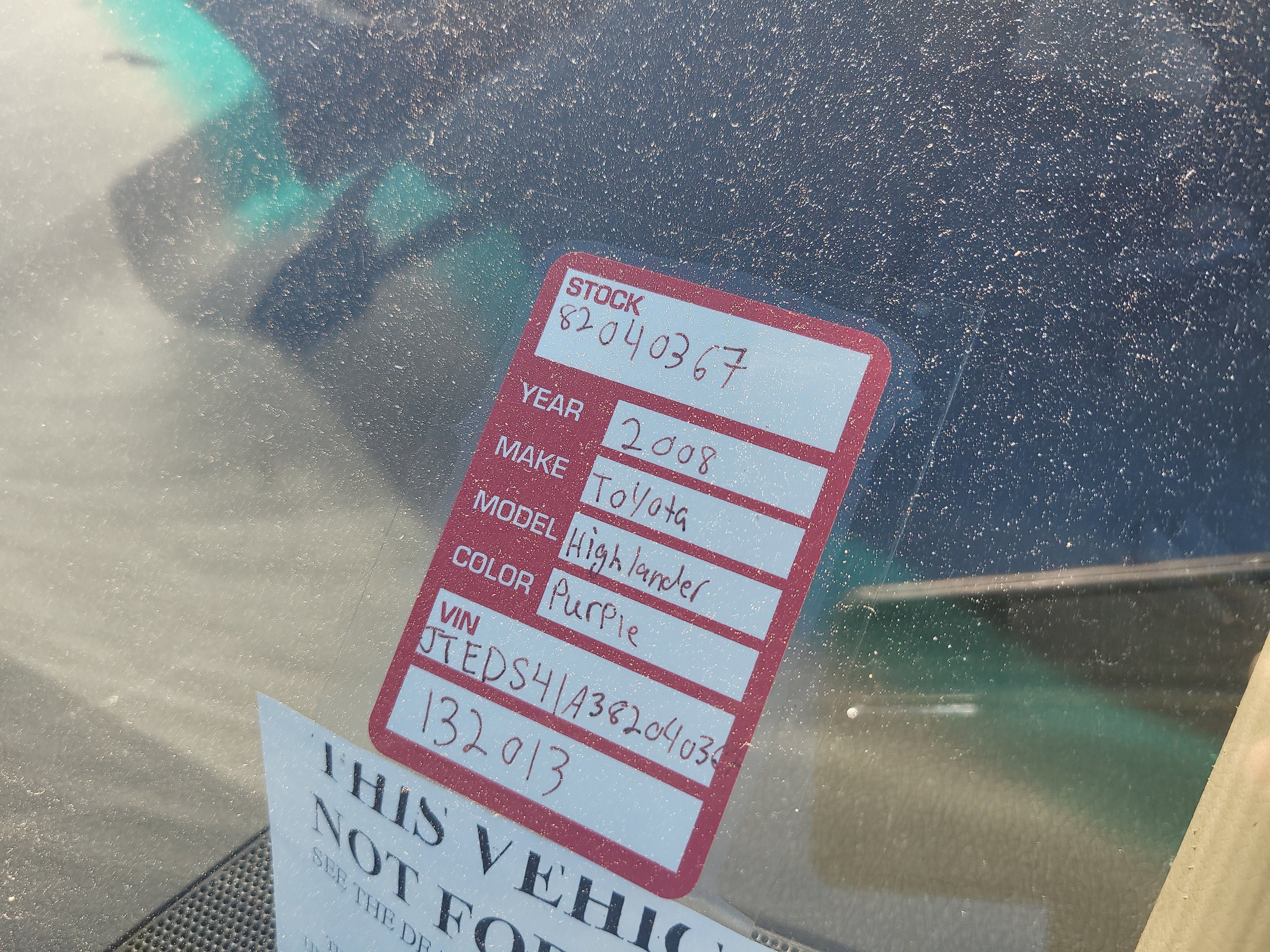 2008 Toyota Highlander Base