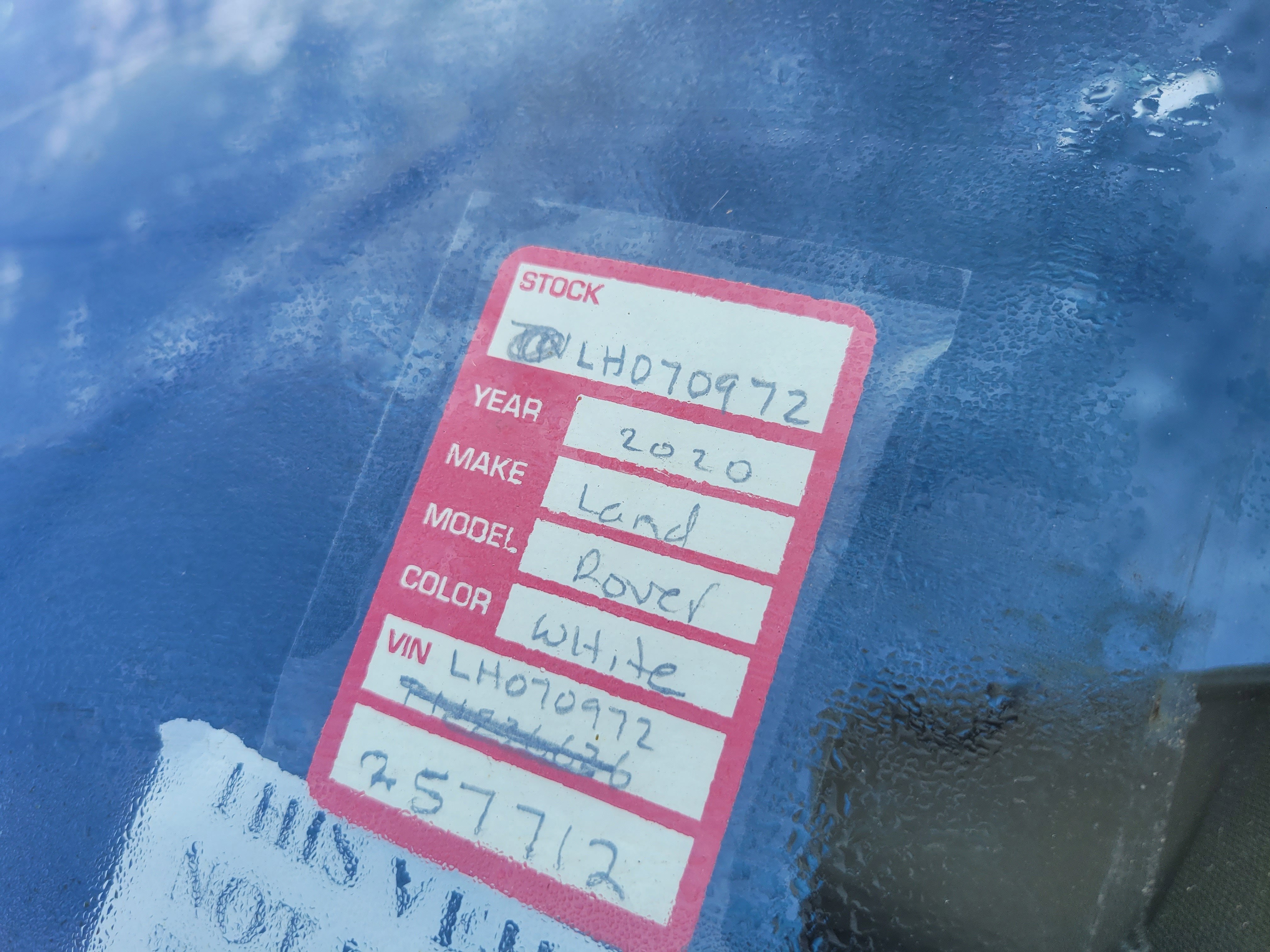 2020 Land Rover Range Rover Evoque SE