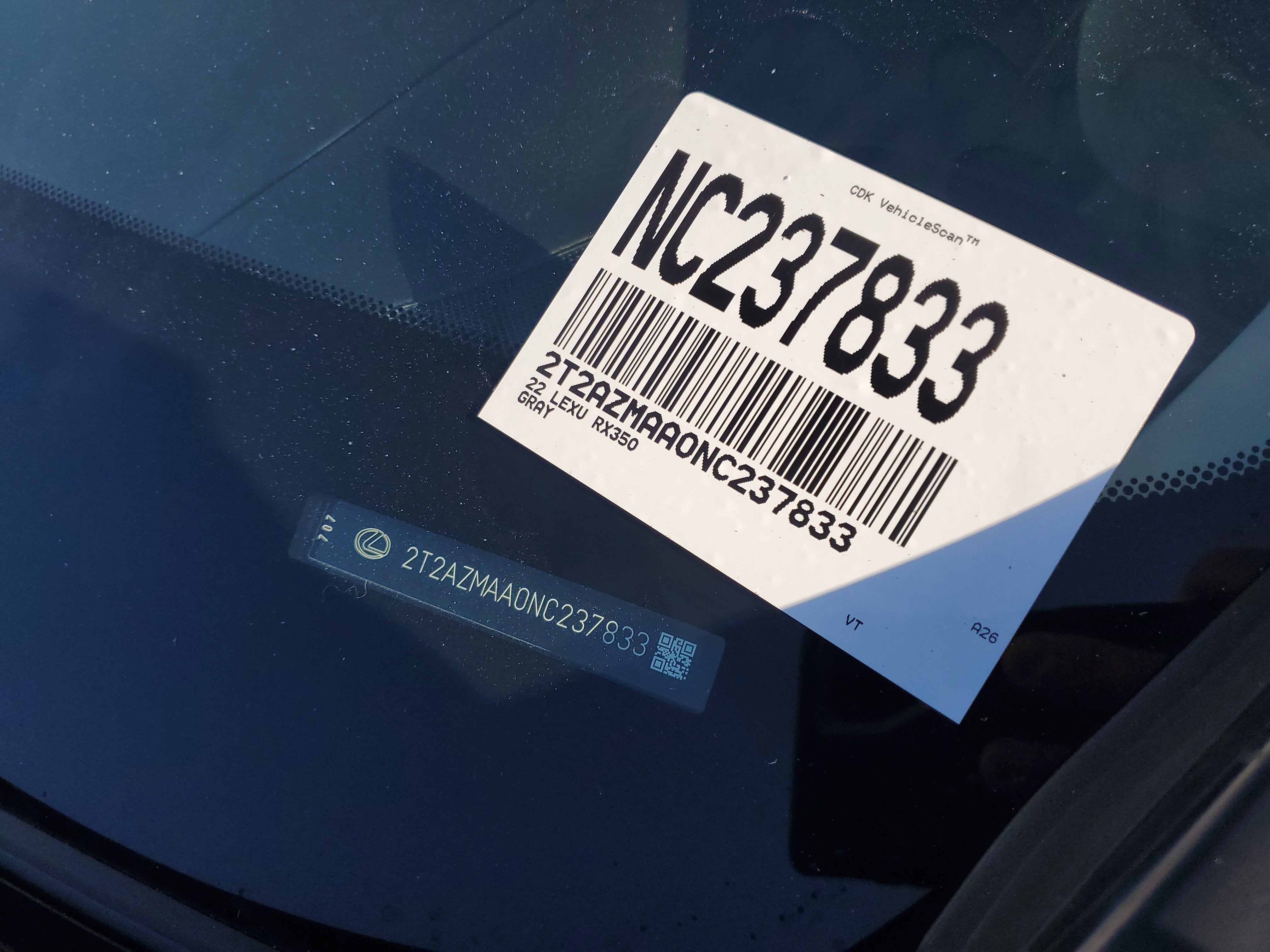 2022 Lexus RX RX 350