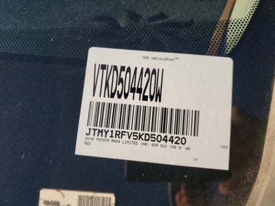 2019 Toyota RAV4 Limited