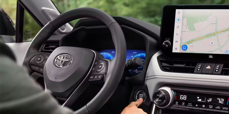 2024 Toyota RAV4 driver's dash