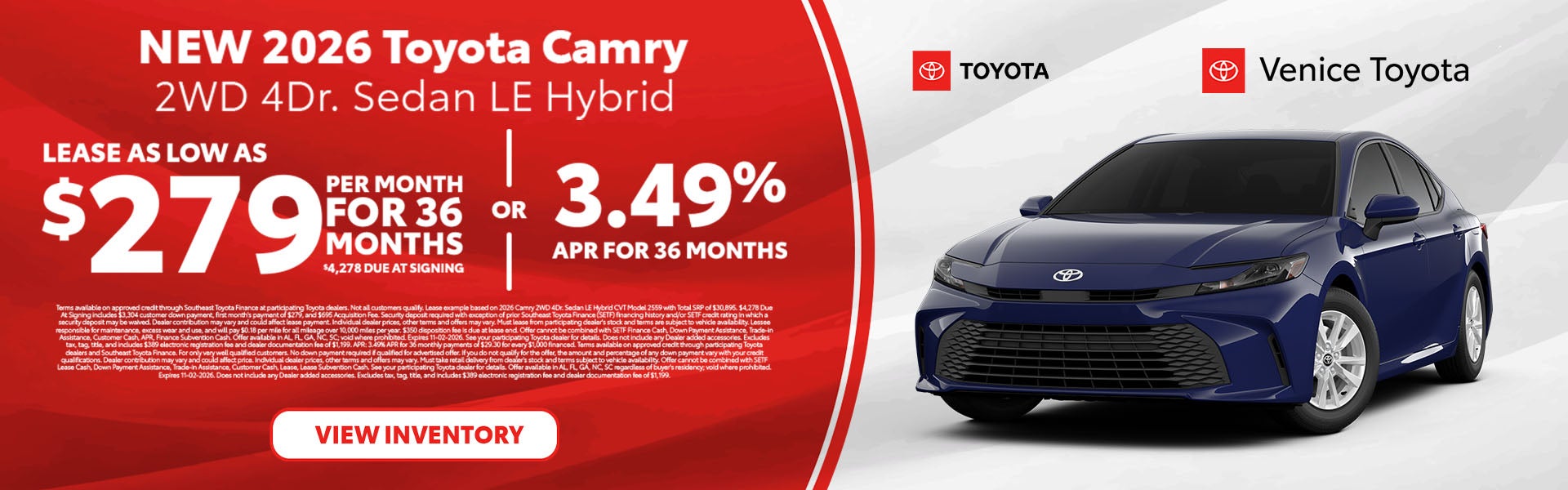 2026 Toyota Camry LE