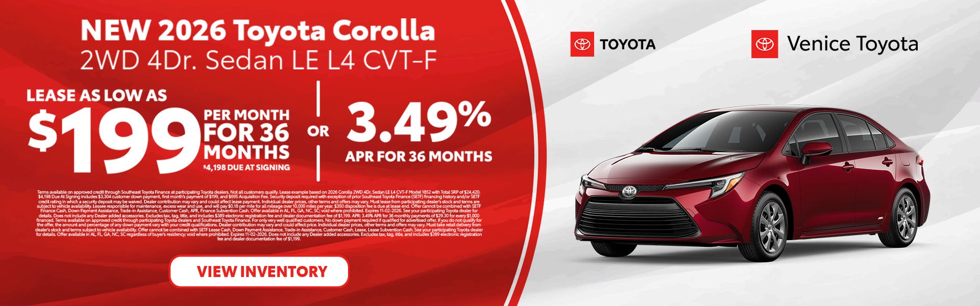 2026 Toyota Corolla LE