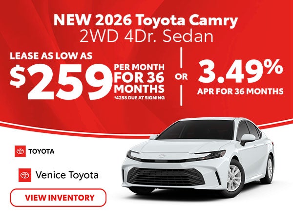 New Toyota Camry Special in Venice, FL
